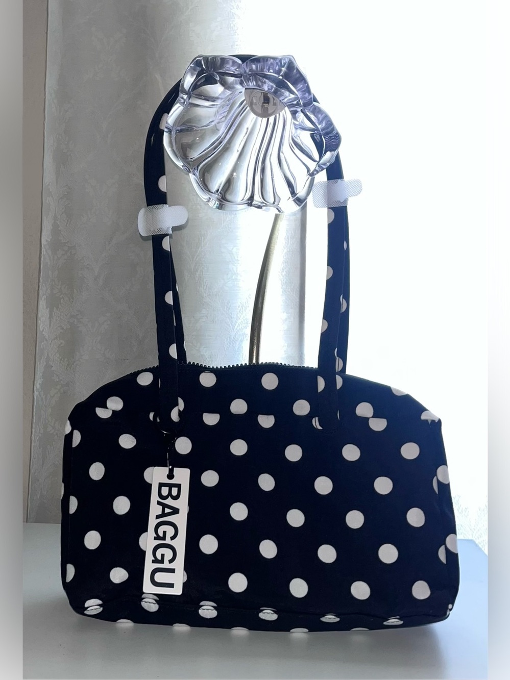 BAGGU Polka Dot bowler bag - Picture 1 of 1